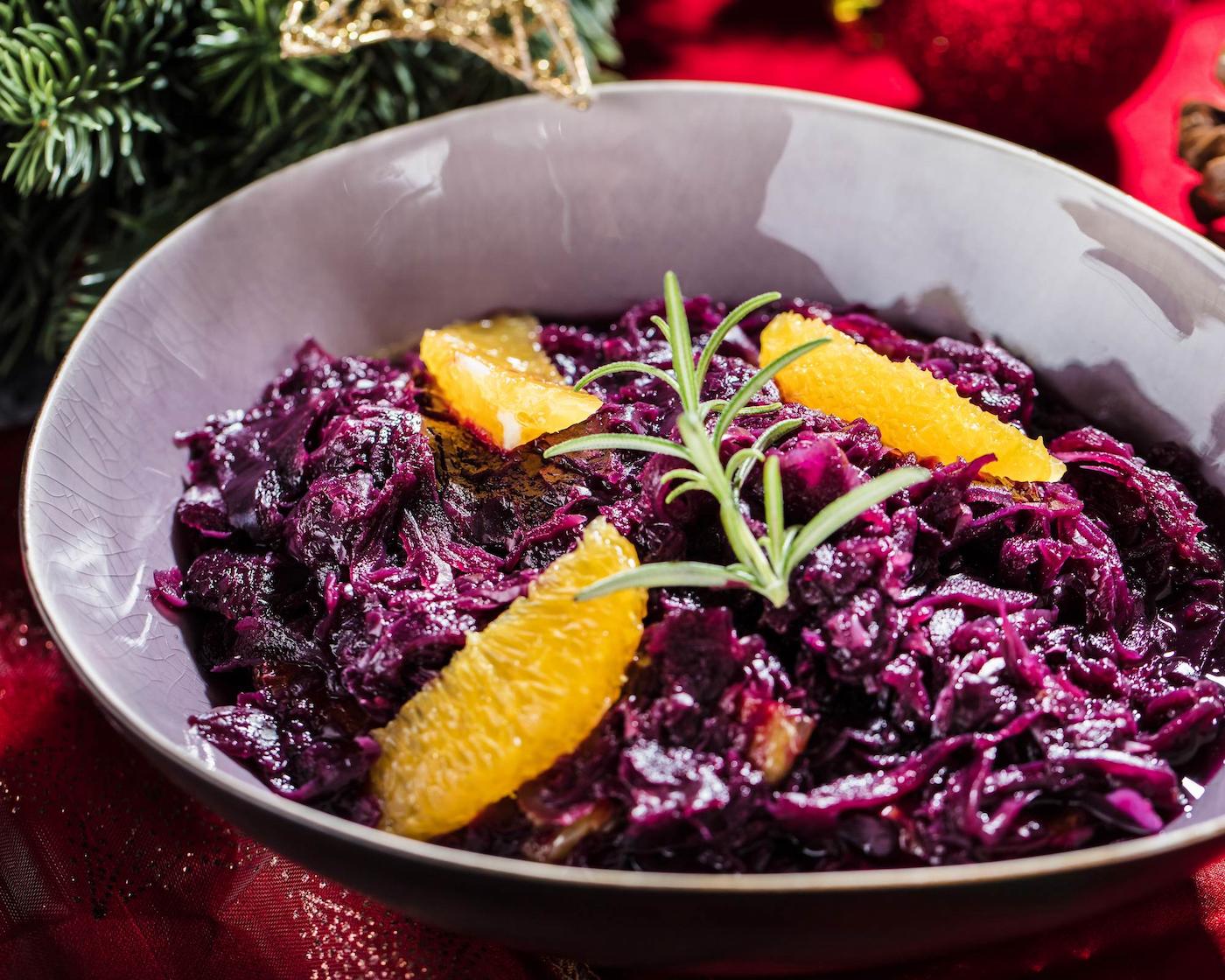 Gekochter Rotkohl