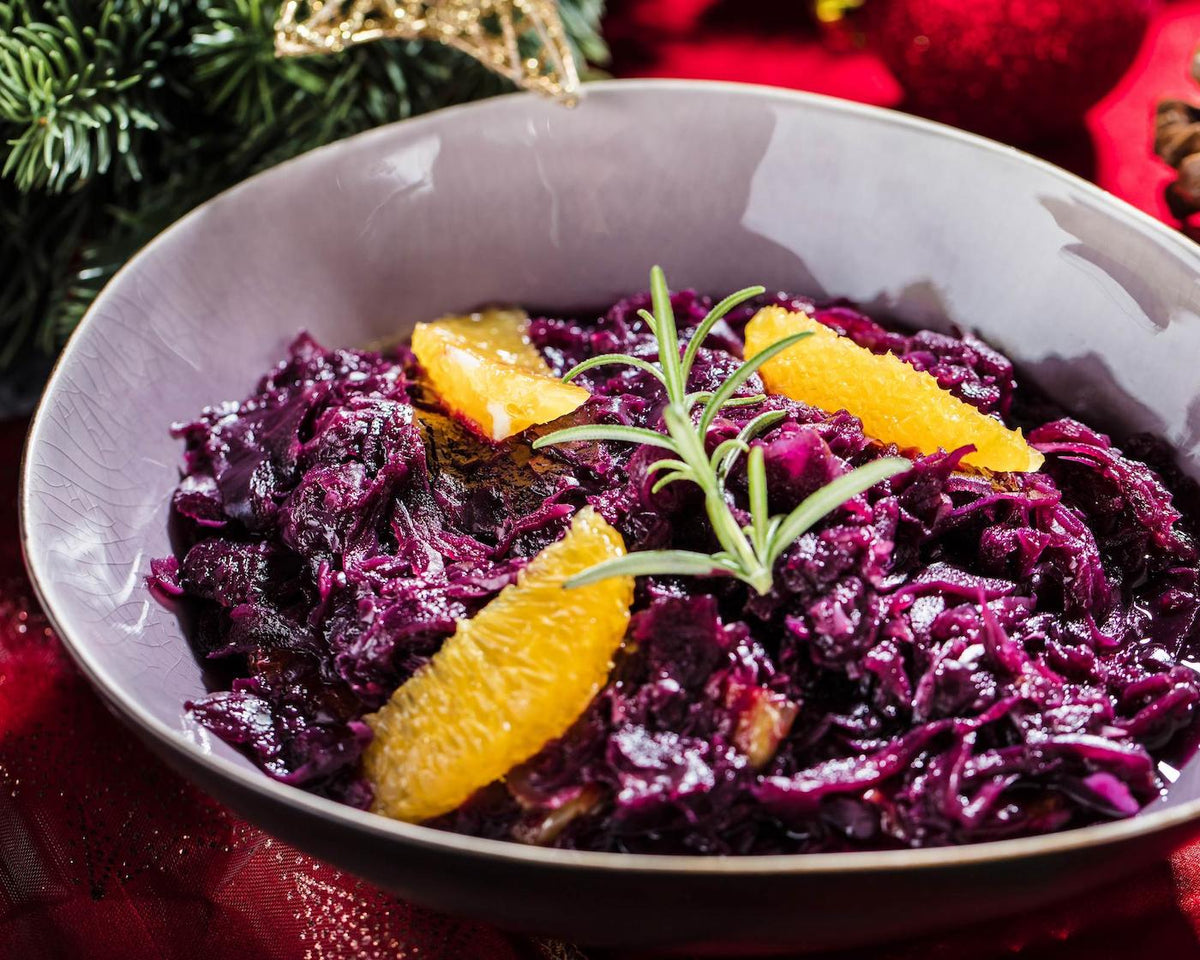 Gekochter Rotkohl