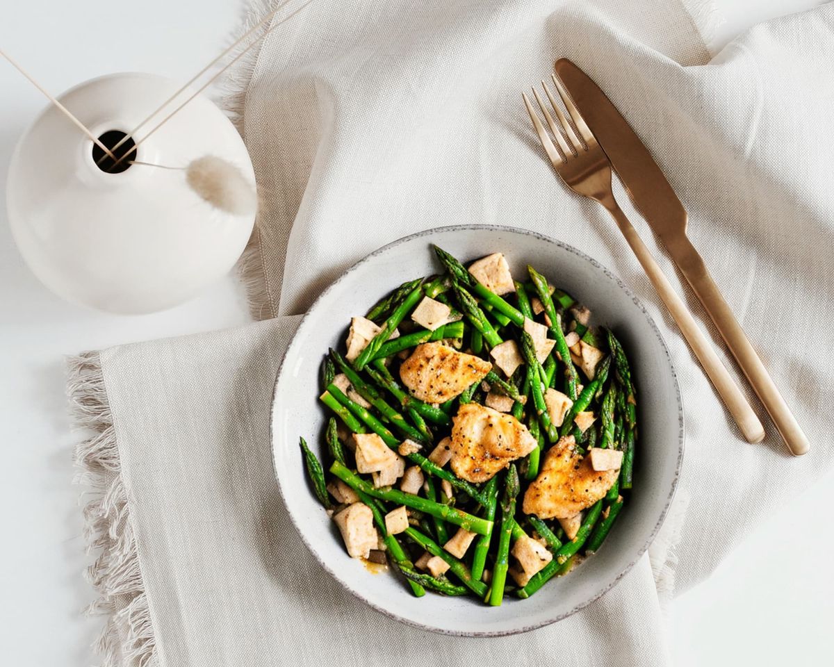 Hähnchen mit Spargel