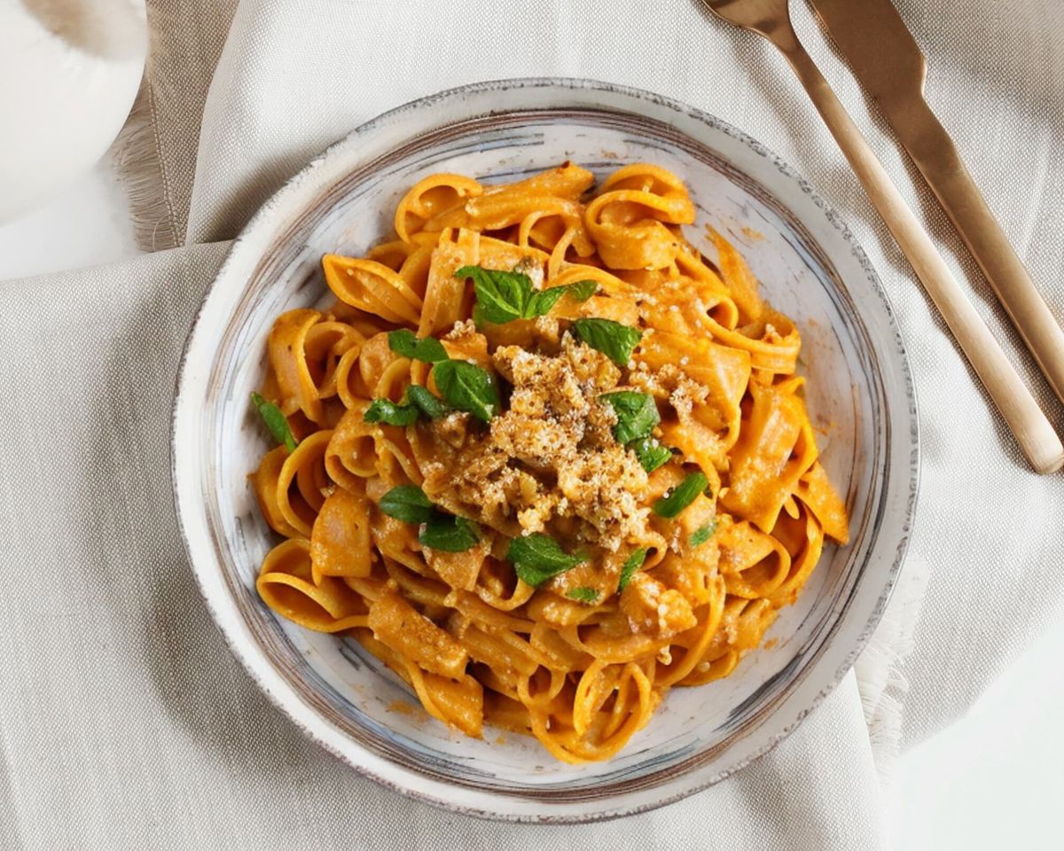 Pasta mit Kürbis