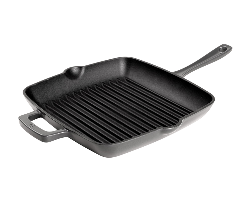 Olavson gusseiserne Grillpfanne aus emailliertem Gusseisen