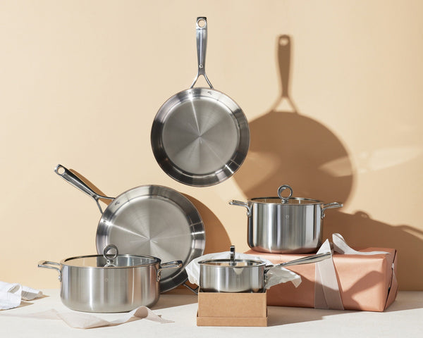 Kochgeschirrset 26|30cm Saucier unbeschichtet
