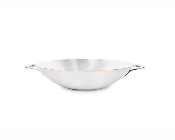Kupferkern Wok unbeschichtet, 36 cm, Servierer