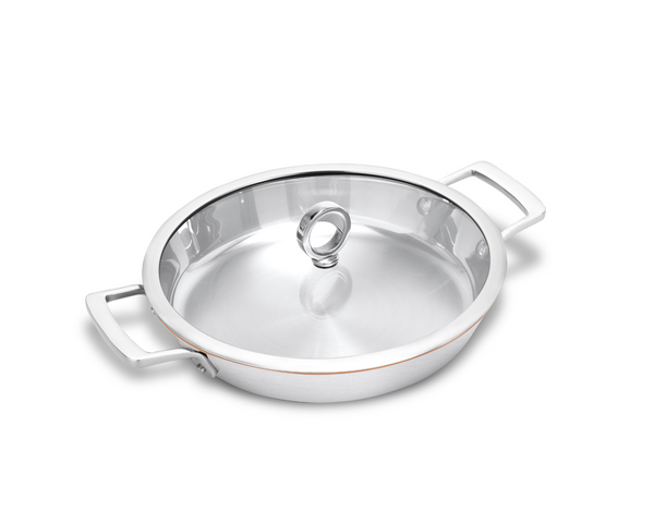 Kupferkern Servierpfanne unbeschichtet, 26 cm